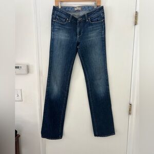 PAIGE Dark Blue Straight Leg Jeans Melrose size 30 (V129)